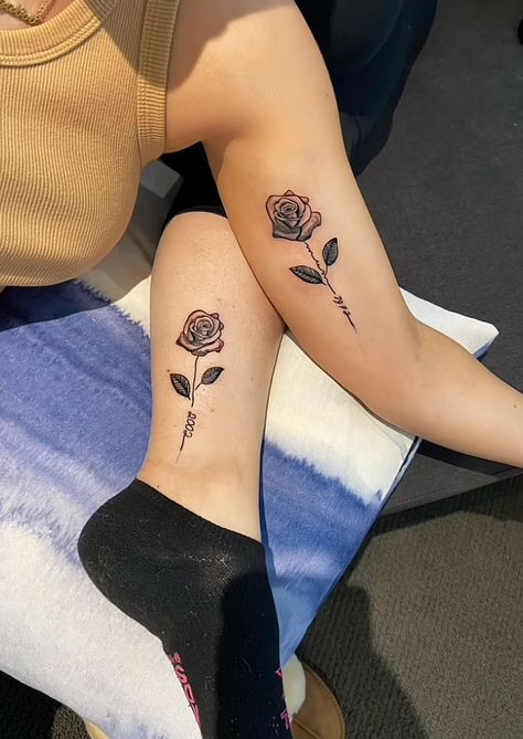 Matching Tattoo Ideas For Mum And Daughter, Cute Matching Tattoos For Mother And Daughter, Daughter Meaning Tattoo, Cool Mother And Daughter Tattoos, Mother And Daughter Rose Tattoos, Matching Feet Tattoos Best Friends, Matching Tattoo For Mother And Daughter, Mom And Daughter Tatoos Ideas, Matching Tattoos Mother Daughter Quotes