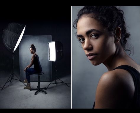 Portrait Lighting Setup, Photography Lighting Techniques, Studio Lighting Setups, Portrait Photography Lighting, Photography Studio Setup, Photography Lighting Setup, Photo Studio Lighting, Portrait Photography Tips, Home Studio Photography