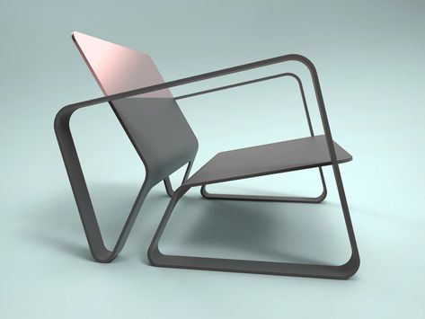 Furniture Render, Poltrona Design, Metal Sheet Design, Chair Design Modern, Reupholster Chair, Furniture Design Chair, Design Chair, Product Presentation, Futuristic Furniture