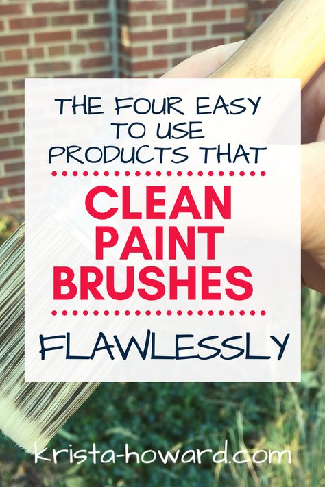 How To Clean A Paint Brush, How To Clean Old Paint Brushes, Diy Paint Brush Cleaner, How To Clean Dried Paint Brushes, How To Clean Paint Brushes, Clean Paint Brushes, Make Paint, Painting Hacks, Cleaning Paint Brushes