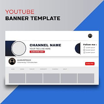 Youtube Bennar Design, Youtube Banner Vlog Channel, Youtube Vlog Banner, Youtube Background Banner, Youtube Channel Template, Youtube Banner Art, Banner Design Background, Youtube Channel Art Template, Banner Gaming