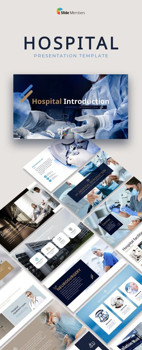 Hospital Theme related PPT Templates. Get unlimited access to over 16,200+ presentation materials with our One year Account. Suitable for each industries. High quality, get your own editable pre-designed slides. #SlideMembers #Hospital #Medical #Introduction #Doctor #BestPPT #Health #Report #MedicalReport #Healthcare #Proposal #Layout #SimplePPT #PPT #freePowerpointTemplate #Multipurpose #freepresentation #PowerpointTemplate #presentation #templates #freetemplate #PowerPoint #PPTdeck #freePPT Proposal Layout, Medical Powerpoint, Modern Hospital, Ppt Template Design, Photobook Design, Presentation Slides Design, Medical Theme, Company Portfolio, Presentation Deck