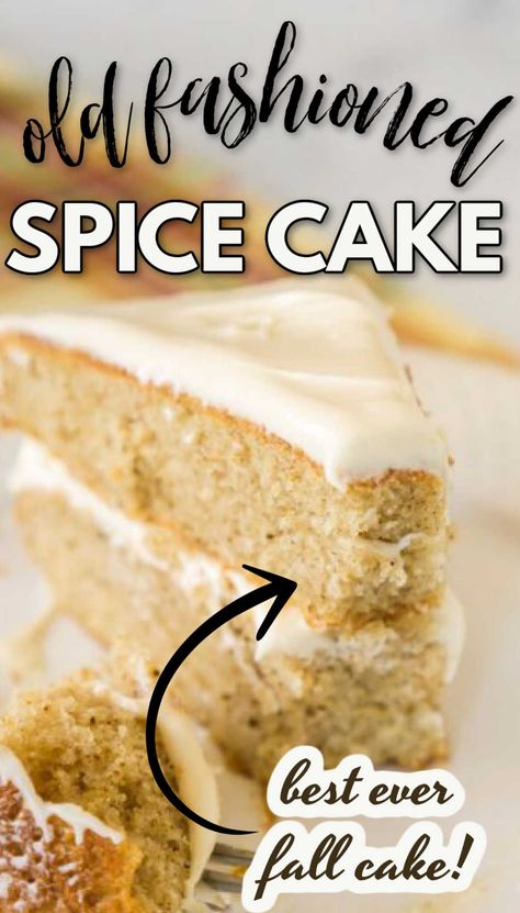 Fluffy Spice Cake, Cinnamon Cake Frosting, Clove Spice Cake, Spiced Vanilla Cake, School Cafeteria Spice Cake, Vanilla Spice Cake, Old Fashioned Spice Cake, Spice Cake Icing Recipe, Frosting For Spice Cake Simple