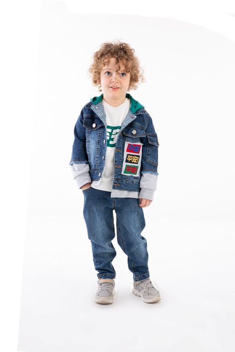 Boys Denim Jacket, Pullover Men, Denim Jacket, Kids Outfits, Sports