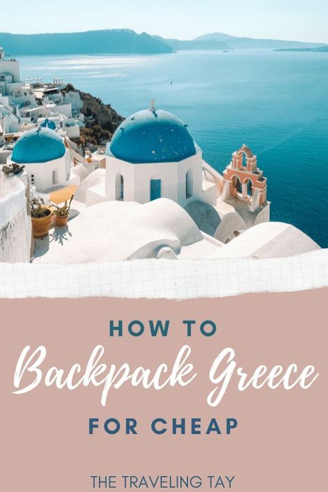 It can be so easy to backpack Greece on a budget if you use these essential tips and tricks to navigate this expensive country. Solo Female Travel Usa, Solo Female Travel Europe, Greece On A Budget, Greece Culture, Greece Beach, Budget Travel Destinations, Greece Vacation, Greece Holiday, Backpacking Europe