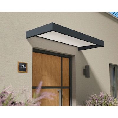 Awnings - Bed Bath & Beyond Modern Door Awnings Exterior, Construction Diy, Door Awnings, Window Awnings, Modern Door, Outdoor Store, Exterior Wood, Shade Structure, Ranch House