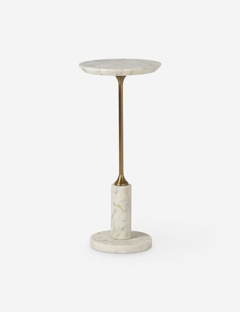 Devlin Round Side Table Chinese Side Table, Small Side Table Decor, Marble Side Table, Minimal Side Table, Marble Furniture Design, Small End Tables, Marble Furniture, Side Table Decor, Brass Side Table