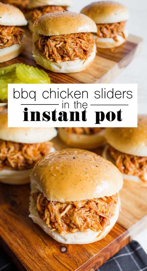 Bbq Chicken Instant Pot Frozen, From Frozen Instant Pot Recipes, Easy Instant Pot Recipes For Beginners Dinner, Frozen Chicken Instant Pot Recipes Easy, Frozen Chicken Instant Pot, Easy Lunch For A Crowd, Bbq Chicken Sliders Recipes, Frozen Chicken Recipes, Paleo Snack