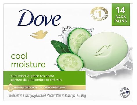 Dove Cool Moisture Beauty Bar Soap (14-Pack) only $11.79 (reg. $21.47) Clip the coupon + opt for subscribe as save! Dove Skin Care, Dove Bar Soap, Dove Bar, Dove Beauty Bar, Dove Soap, Dove Beauty, Gentle Skin Cleanser, Best Soap, Moisturizing Cream