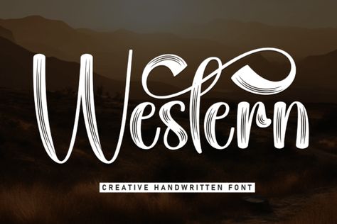 Western is_a_flowing_handwritten_font_that_marries_grace_with_expressiveness__Each_meticulously_crafted_character_exudes_an_artful_elegance,_capturing_the_essence_of_traditional_calligraphy__Idea___ Vintage Script Fonts, Traditional Calligraphy, Western Font, Best Script Fonts, Invitation Fonts, Aesthetic Fonts, Wedding Fonts, Cursive Fonts, Chinese Patterns