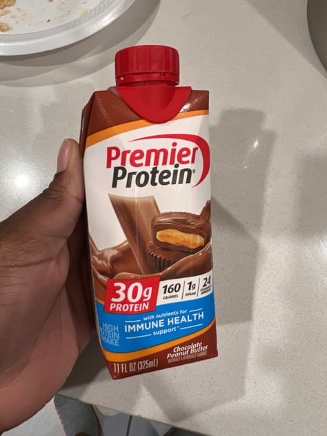 Premier protein chocolate peanut butter Premier Caramel Protein Shake Recipes, Premier Protein Chocolate Peanut Butter Recipes, Premier Protein Cereal, Premier Protein Chocolate Peanut Butter, Reese’s Protein Shake, Chocolate Protein Shakes, Premier Protein, Immune Health, Nutella Bottle