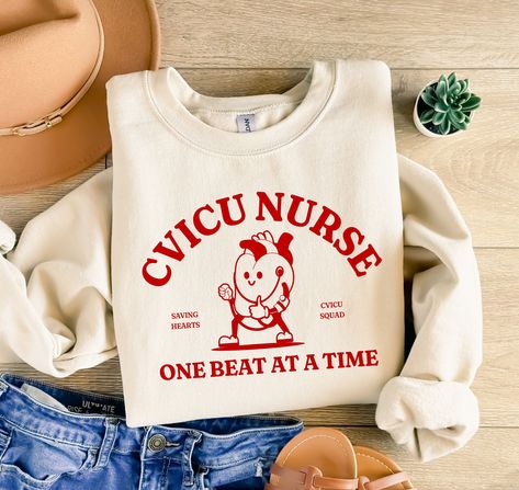 CVICU Nurse Sweatshirt, Nurse Sweater, Vintage Shirt, CVICU Nurse Crewneck, Cardiac icu Shirts, Cardiovascular Intensive Care Unit Shirt Cvicu Nurse, Peds Nursing, Peds Nurse, Nurse Sweater, Nurse Crewneck, Nurse Inspiration, Nurse Shirts, Emergency Nursing, Nurse Sweatshirt