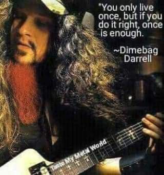 Pantera Lyrics, Guitarist Quotes, Heavy Metal Quote, Chuck Schuldiner, Pantera Band, Metal Quote, I Love Bass, Dimebag Darrell, Quote Tattoo