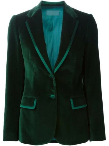 Women Green Velvet Jackets Blazers Casual Designer Stylish Slim Fit Party Wear | eBay