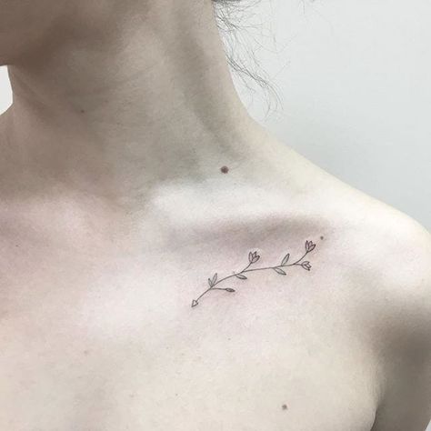 Wildflowers Tattoo, Clavicle Tattoo, Wildflower Tattoo, Bone Tattoos, Shape Tattoo, Collar Bone Tattoo, Collar Bone, Hip Tattoo, Pattern Tattoo