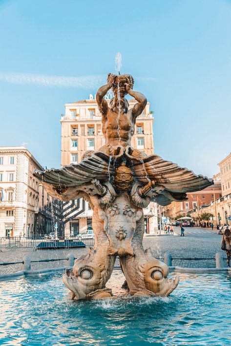 Piazza Barberini, Places To Visit In Italy, Piazza Del Popolo, 7 Design, Winter Destinations, Trevi Fountain, Italy Travel Guide, Southern Italy, Rome Travel