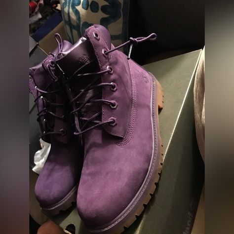 Woman’s Purple Timberland Waterproof Boots Size 7 With Box Purple Timberland Boots, Timberland Waterproof Boots, Timberland Waterproof, Boots Woman, Timberland Shoes, Waterproof Boots, Timberland Boots, Size 7, Purple