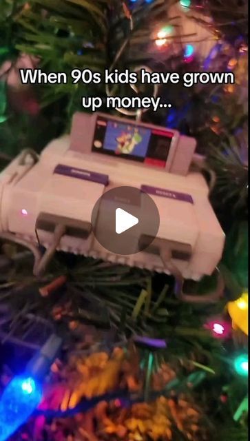 Justin on Instagram: "Man Hallmark has 90s kids in a chokehold..bio has Amazon Storefront via linktree if ya want one #snes #supernintendo #nostalgia #nostalgic #90s #90skids #Mario #supermario #ornaments #Christmastree #Christmas #holidays #Xmas #winter" Christmas 90s, 90s Gift, Nostalgic 90s, Instagram Man, 90s Christmas, Amazon Storefront, 90s Kids, Super Nintendo, Store Fronts