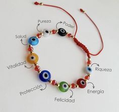 Mario Bracelets Handmade Diy, Baby Witch, Spirituality Energy, Girly Jewelry, Diy Bracelets, Manila, Feng Shui, Evil Eye, Handmade Bracelets