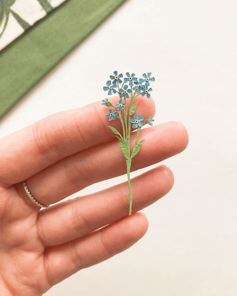 Tania Lissova on Instagram: “Forget-me-nots in my various works💙 . Vintage forget-me-nots card is already sold, but in my store there are other cards from this series…” Tania Lissova, Forget Me Nots, Forget Me Not, Ear Cuff, It Works, Cuff, Flowers, On Instagram, Instagram