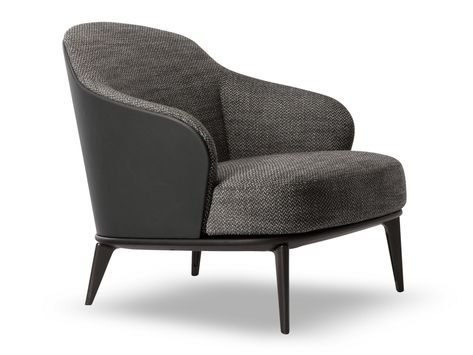 Armchair LESLIE ARMCHAIRS by Minotti Minimalist Sofa, Frame Fabric, Lounge Armchair, Armchair Furniture, Leisure Chair, Fabric Armchairs, Upholstered Fabric, Upholstered Arm Chair, Armchair Design