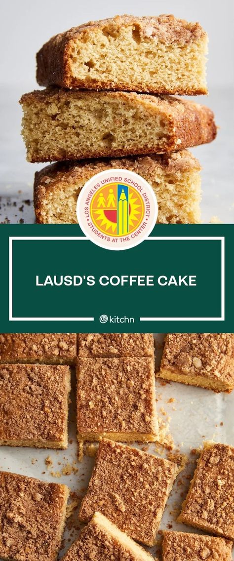 This Vintage Coffee Cake Recipe Is Legendary (and for Good Reason) Lausd Coffee Cake, Easy Crumb Cake, Cakes Without Butter, Cinnamon Crumble, Coffee Cake Recipe, Biscuit Bake, Coffee Cake Recipes, What's For Breakfast, Crumb Cake