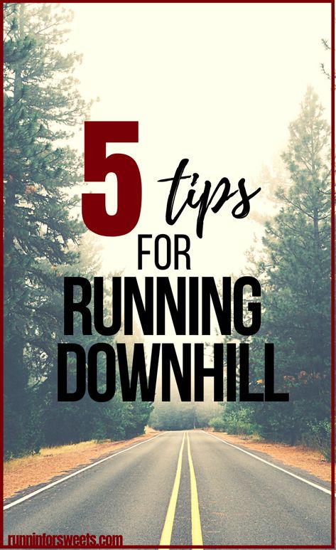 Running downhill during training can help improve speed and strength. Here are 5 tips for hill workouts to stay injury free! Hill Running, Half Marathon Motivation, Marathon Training Motivation, Running Workout Plan, Beginner Half Marathon Training, Half Marathon Tips, Beginner Runner Tips, Marathon Training For Beginners, Hill Workout