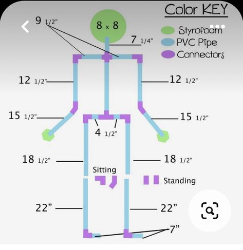 Diy Projects Using Pvc Pipe, Diy Jack Skellington, Pvc Pipe Connectors, Holiday Crafts Decorations, Halloween Outside, Halloween Props Diy, Harry Potter Halloween, Halloween And Christmas, Fun Halloween Decor