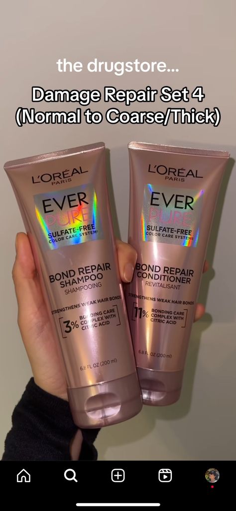 Loreal Ever Pure, Loreal Hair, Good Shampoo And Conditioner, Weak Hair, Best Shampoos, Color Care, Loreal Paris, Hair Products, Shampoo And Conditioner