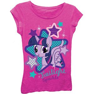 My Little Pony Girls' Twighlight Sparkle Graphic Tee Pink Peplum Top, Pony Style, Short Sleeve Pullover, Pink Tshirt, Short Girls, Toddler Outfits, Shirts For Girls, My Little Pony, Kids Shirts