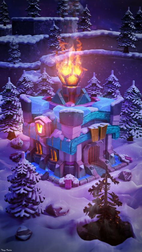 ArtStation - Town Hall & Giga Inferno, Thiago Messias Clash Royale Arena, Clash Of Clans Troops, Clash Of Clash, Clas Of Clan, Coc Clash Of Clans, Clash Royale Personajes, Clash Royale Wallpaper, Hall Wallpaper, Clash Of Clans Free