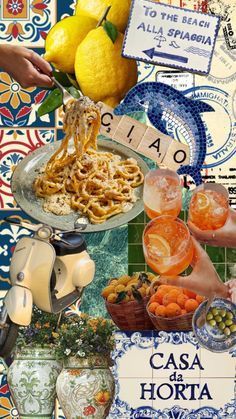 Plakat Design Inspiration, Mediterranean Vibes, City Paris, Italian Aesthetic, Italian Summer, Art Collage Wall, Summer Aesthetic, Wall Collage, Fashion Trend