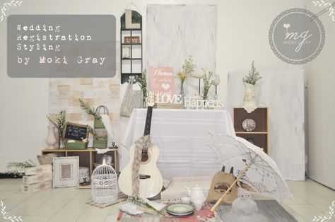 Wedding Registration Styling {by Moki Gray} Shabby Chic Wedding, Chic Wedding, Shabby Chic, Wedding Inspiration, Gallery Wall, Grey, Wall, Home Decor, Home Décor