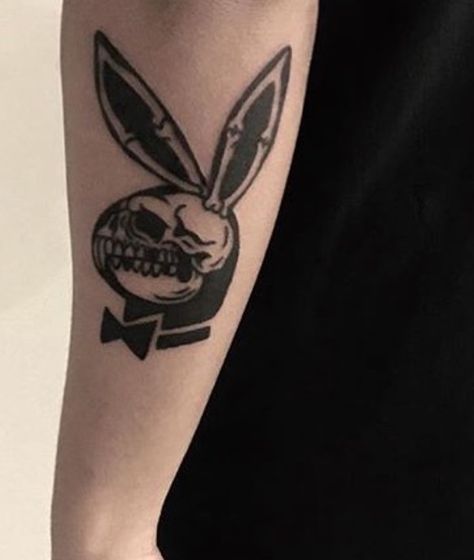 anatomical playboy Playboy Tattoo Men, Tattoo Gang, Playboy Bunny Tattoo, Playboy Tattoo, Bunny Tattoo, Realistic Tattoo Sleeve, Bunny Tattoos, Realistic Tattoo, Best Sleeve Tattoos