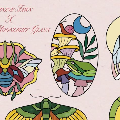 🌱Kennedy🌱 on Instagram: "Me and @inthemoonlightglass did a collab 🥹🌸🐝✨🌈  I’m tattooing their stained glass designs!! They’ll also be making some pieces using some flash designs I made💖🥰  These are available now! To claim fill out a request form on my website.   You can either do solid color block or realistic stained glass color. Please specify which you want when you request 🌟" Stained Glass Tattoo Design, Stainglass Tattoos, Stained Glass Tattoo Ideas, Stain Glass Tattoo, Friendship Tattoo, Stained Glass Tattoo, Glass Tattoo, Flash Designs, M Tattoos