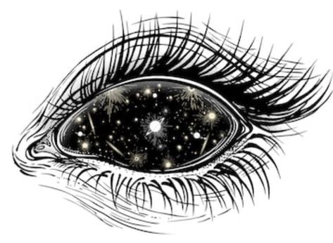 Eye Space Tattoo, Eyeball Art Trippy, Trippy Eyeball Tattoo, Trippy Eye Tattoo, Eyeball Tattoo Design, Eye Tattoo Sketch, Universe Eyes, Trippy Eye, Eyeball Tattoo