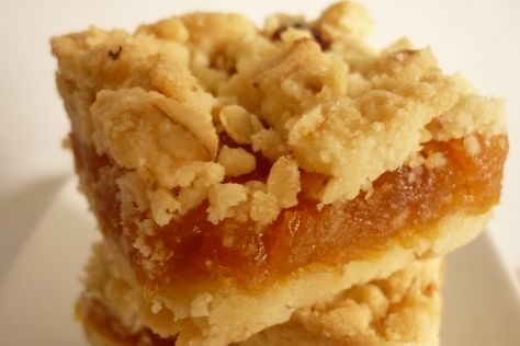 images of apricot recipes | Apricot and Oat Slices Dried Apricot Recipes, Apricot Slice, Apricot Bars, Oat Slice, Apricot Recipes, Apple Pie Bars, Slices Recipes, Dried Apricots, Baking Sweets