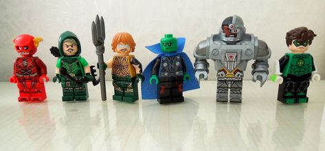 Justice League B-Team | Some Justice League minifigs, minus … | Flickr Lego Justice League, Lego Batmobile, Lego Superheroes, Lego Character, Lego Jedi, Custom Lego Minifigures, Lego Wallpaper, The Big Three, Lego Knights