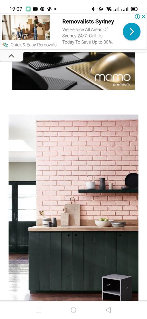 Black Pink Kitchen, Pink Kitchen Decor, Wooden Worktops, Future Kitchen, Metal Kitchen, Pink Kitchen, Kitchen Diy, Black Kitchen, Black Granite