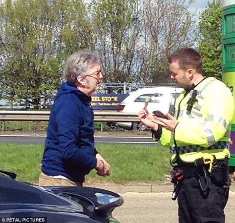 Eric Clapton forced to pull over at a Little Chef on the A3 | Daily Mail Online Eric Clapton Wife, Eric Clapton Slowhand, Speeding Tickets, Villa Style, Clean Shaven, Famous Musicians, Italian Villa, Royal Albert Hall, Eric Clapton