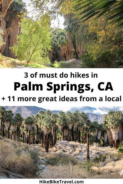 3 of the must-do hikes in Palm Springs + 11 more ideas for great hikes from a local #PalmSprings #PalmSpringshiking #besthikes #deserthikes #California #Californiahikes Palm Springs Hiking, Palm Desert California, Sunny Winter, Bike Travel, California Hikes, Hiking National Parks, Utah Travel, Palm Springs California, Usa Travel Guide