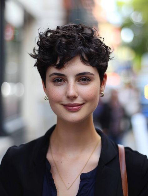 Very Short Wavy Hairstyles For Women, Pixie Haircut Wavy Hair, Pixie Cut Ondulado, Short Wavy Pixie Haircut, Pixie Cuts For Wavy Hair, Pixie Wavy Hair, Pixie Cut Wavy Hair, Wavy Pixie Haircut, Pixie Cut Curly Hair