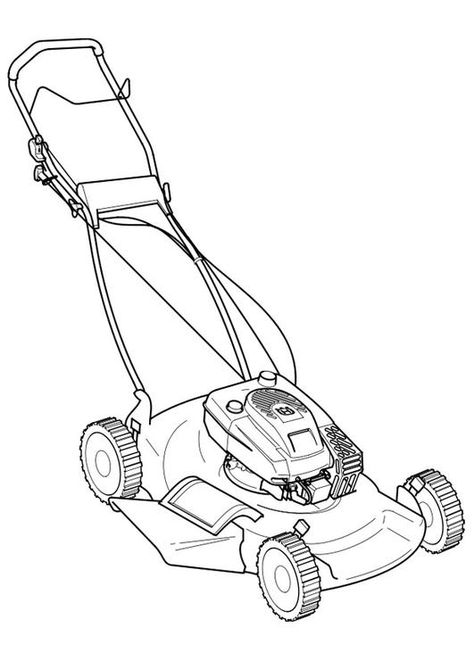 Coloring page lawn mower - coloring picture lawn mower. Free coloring sheets to print and download. Images for schools and education - teaching materials. Img 19112. Replace Lawn, Best Lawn Mower, Push Mower, Coloring Pages Inspirational, Free Coloring Sheets, Truck Coloring Pages, Lawn Maintenance, Landscaping Company, Lawn Mowers