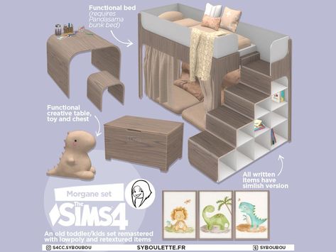 Bedroom Cc Sims 4, Sims 4 Pack, Mods Sims 4, Sims 4 Beds, Lotes The Sims 4, Los Sims 4 Mods, Sims Baby, Die Sims 4, Sims Packs