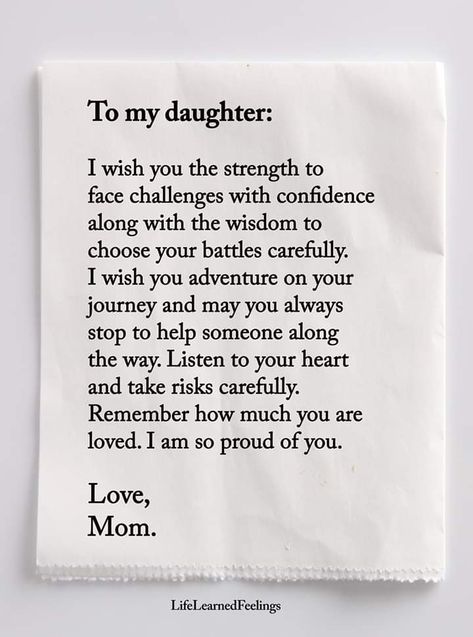 Daughter Encouragement, Quotes For My Daughter, Citation Encouragement, Daughter Poems, Letter To My Daughter, My Children Quotes, Mommy Quotes, Daughter Love Quotes, Education Positive