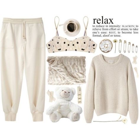 Cute Pyjama, Polyvore Winter, Room Wear, Cute Pjs, Lounge Outfit, Cute Lazy Outfits, Jenner Outfits, Lazy Outfits, Lazy Day Outfits