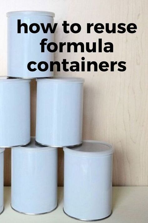 Ideas For Formula Cans, How To Reuse Formula Cans, Upcycle Formula Cans, Repurpose Formula Containers, Repurposed Formula Containers, Formula Cans Diy, Repurpose Formula Cans, Reuse Formula Cans, Repurpose Coffee Cans