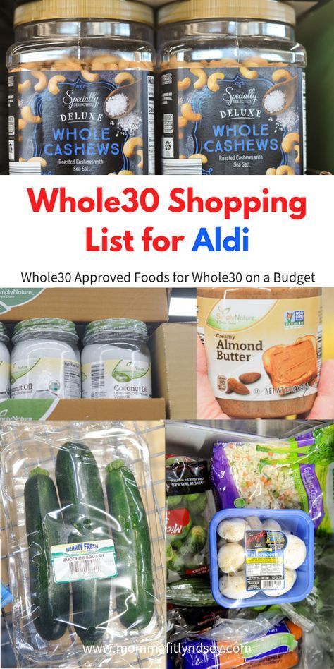 Whole 30 Aldi, Whole 30 Shopping List, Whole 30 Approved Foods, Whole30 Shopping List, Aldi Shopping List, Paleo Shopping List, The Whole 30, Aldi Shopping, Whole 30 Meal Plan