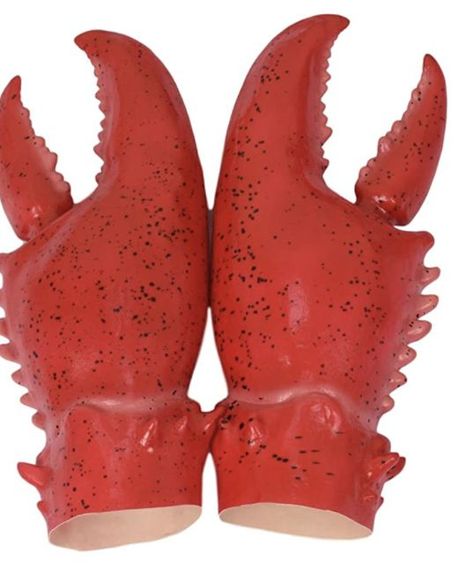 Lobster Halloween, Funny Lobster, Crab Costume, Giant Lobster, Chainsaw Wood Carving, Adult Party Decorations, Claw Gloves, Crab Claws, Halloween Toys