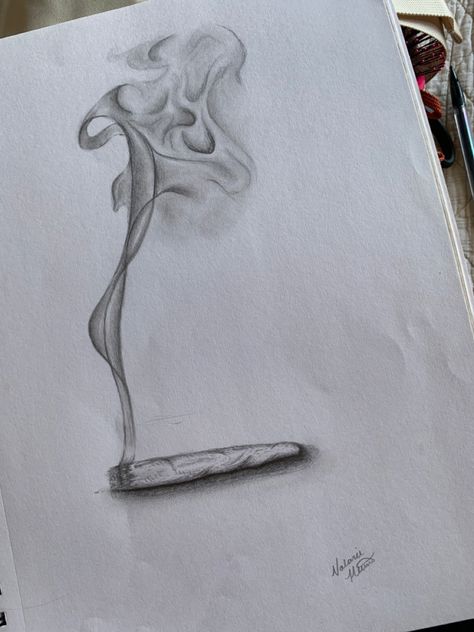 Drawing Ideas Ciggaretes, Cool Things To Draw Creative Easy Trippy, Emotional Draw, Drawings With Shading, Ciggerate Drawing, Weeds Drawing Sketches, Dtiys Challenge, Abstract Tattoo Ideas, Abstract Tattoos